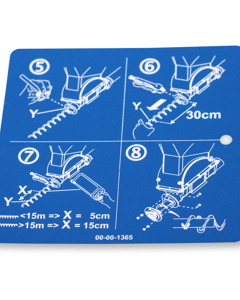 Schild D: Montage der FlexVey Spirale